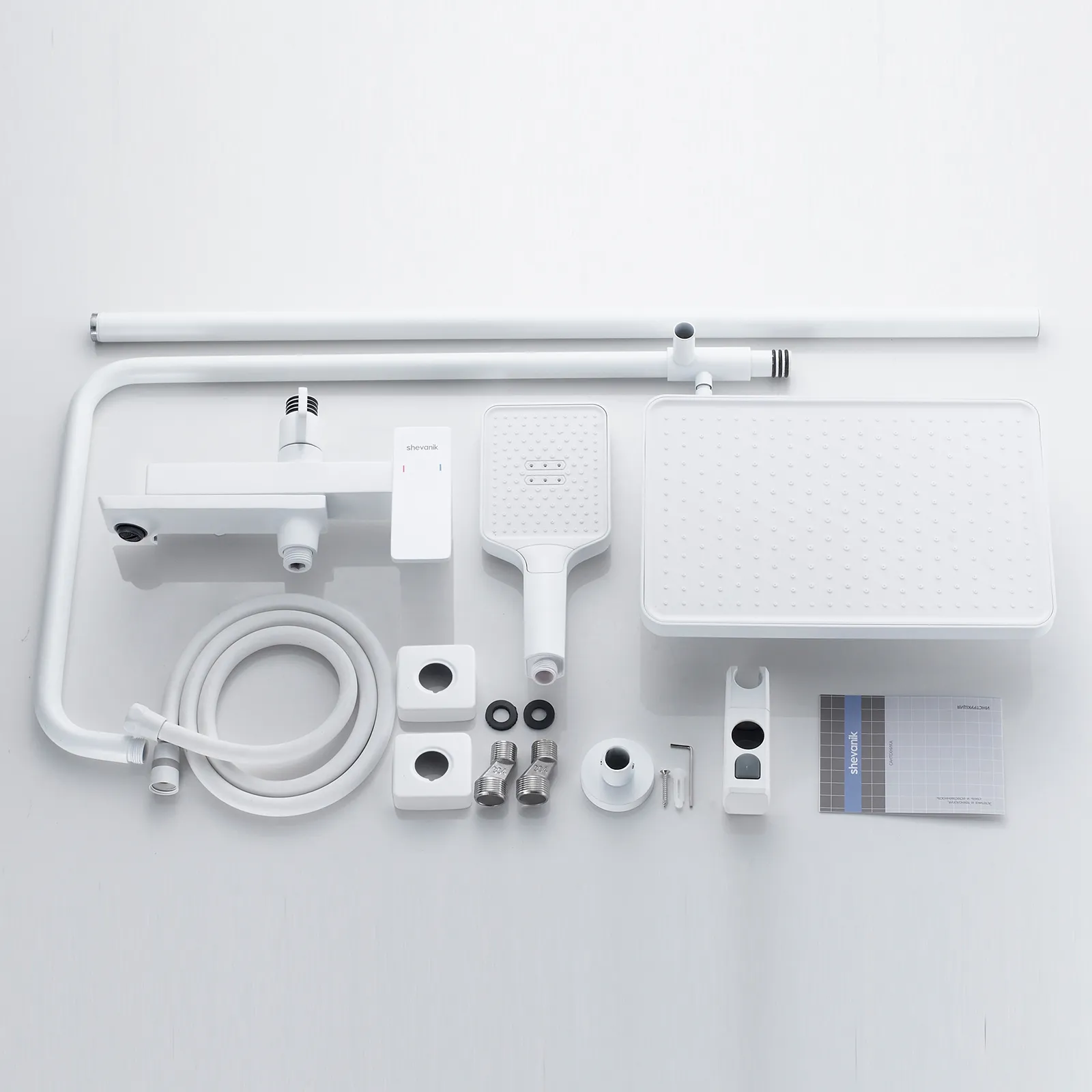 Душевая система Shevanik S4436C, белый