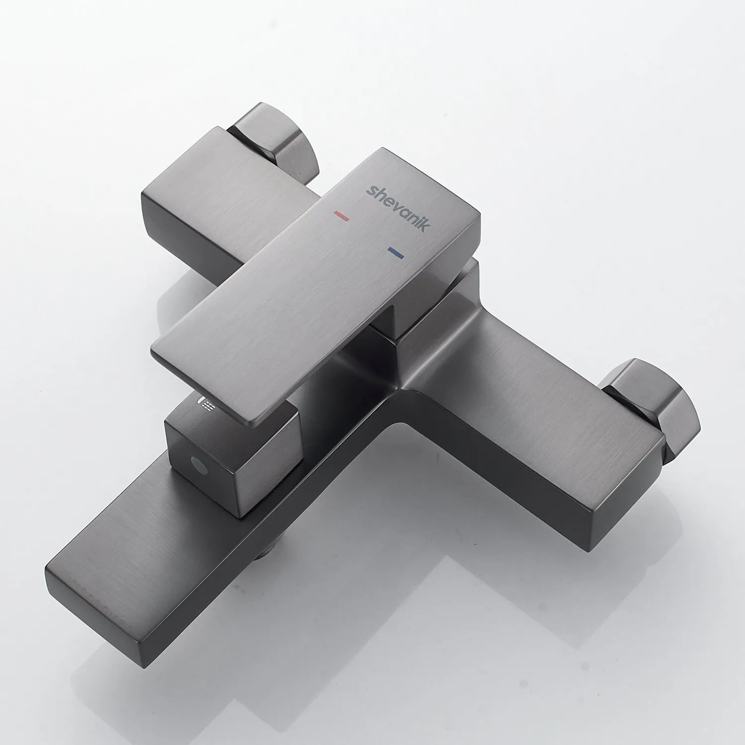 Смеситель для ванны Shevanik S9602T, оружейная сталь