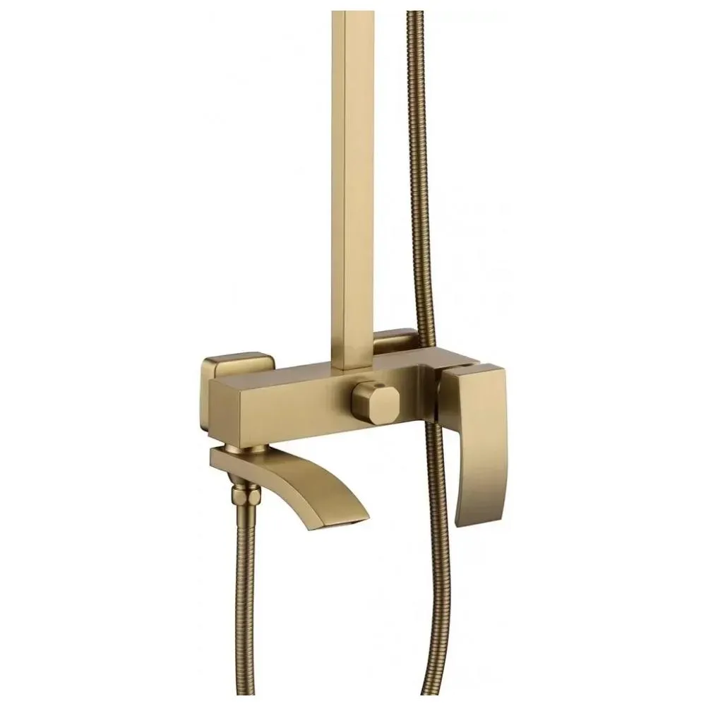 Душевая система Grocenberg GB7007-1MG, матовое золото