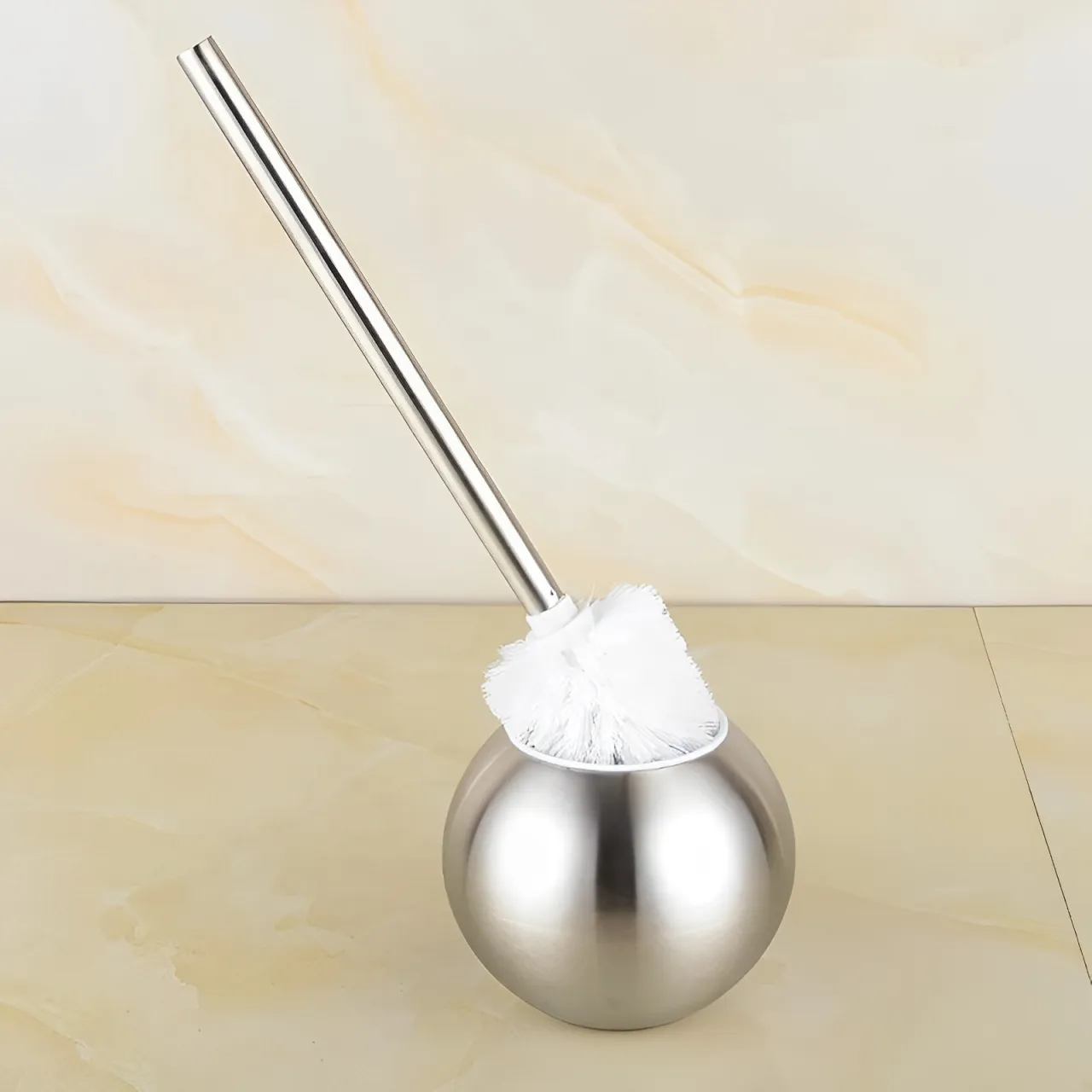 Ершик для унитаза напольный Maretti Alessia AS58N33, сатин