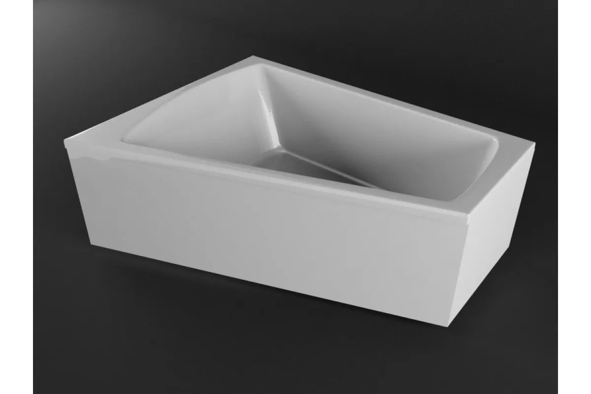 Ванна акриловая левосторонняя Vayer Trinity Гл000006818, 170x130