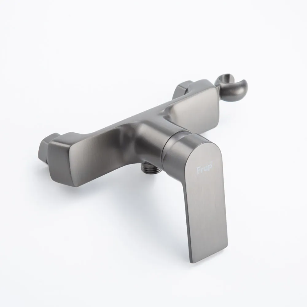 Гигиенический душ со смесителем FRAP F2071-9, оружейная сталь