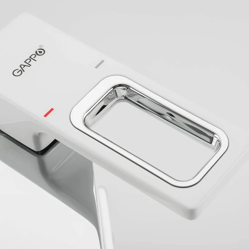 Смеситель для биде GAPPO G5017-8, белый/хром