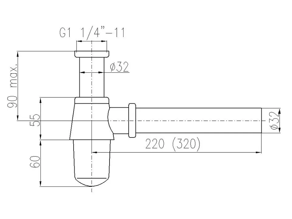 Сифон Rav Slezak MD0545/30