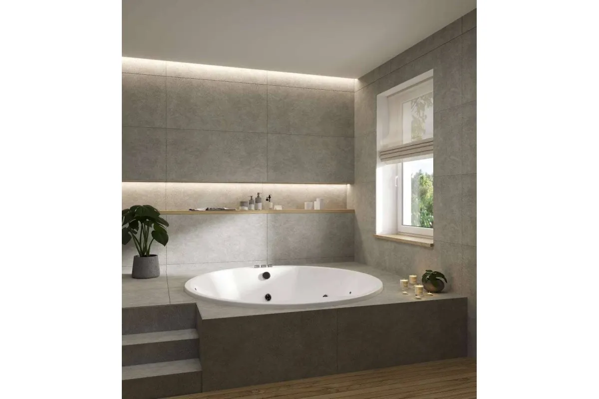 Ванна акриловая встраиваемая Vayer Eva Гл000025681, 180x180