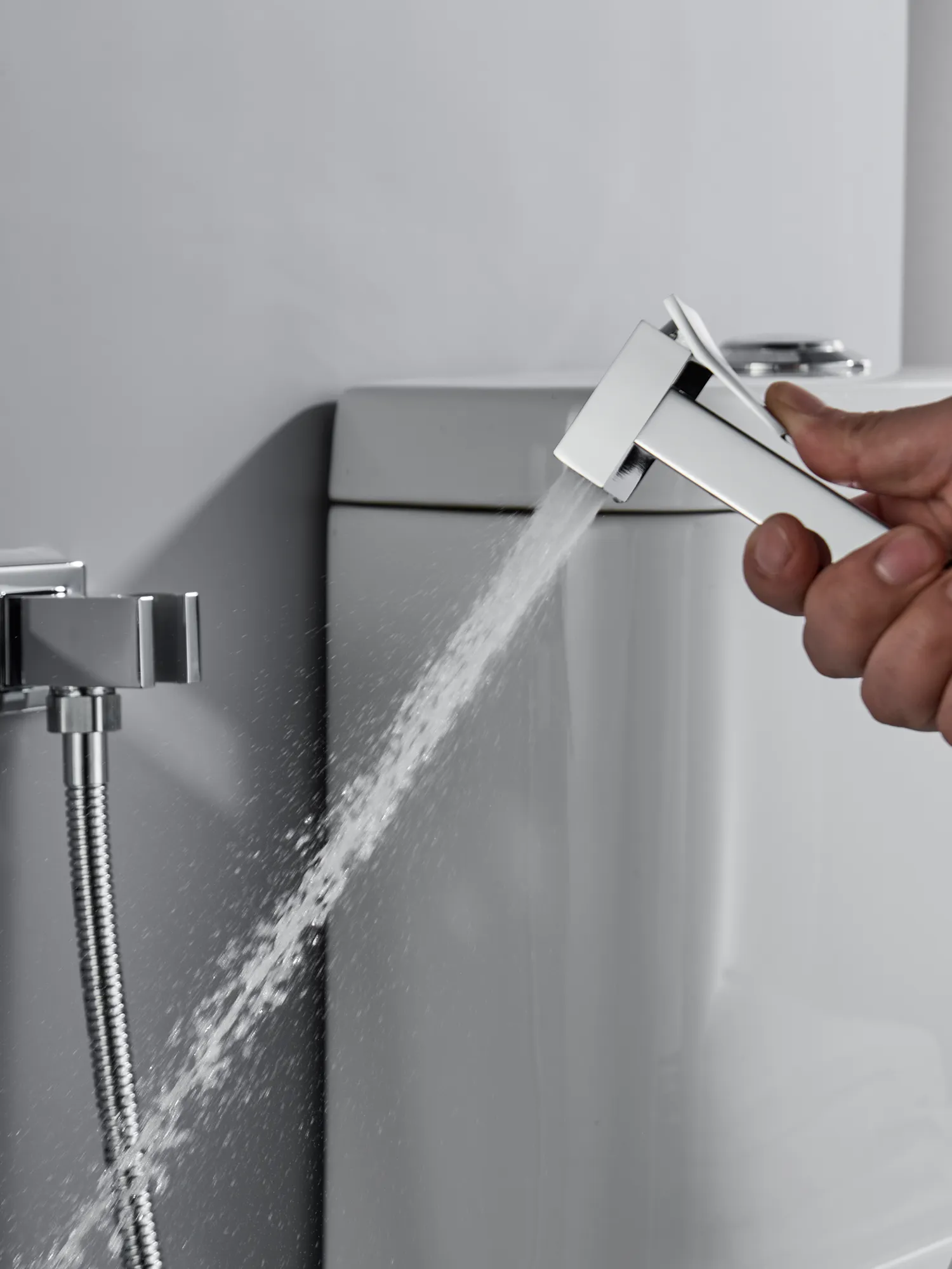 Гигиенический душ со смесителем Rose R2805, хром