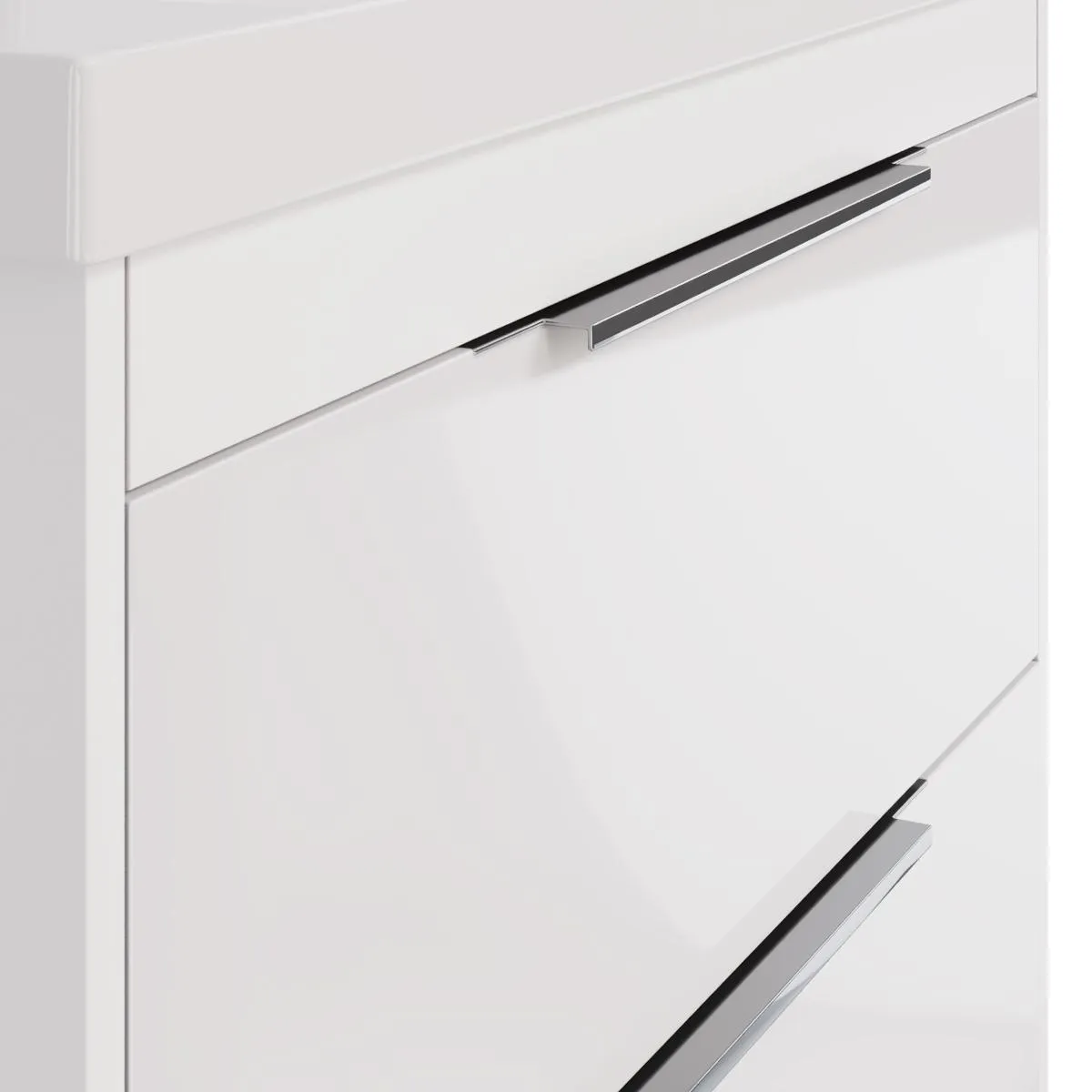 Тумба под раковину подвесная/напольная Dreja Prime 60 см, белый