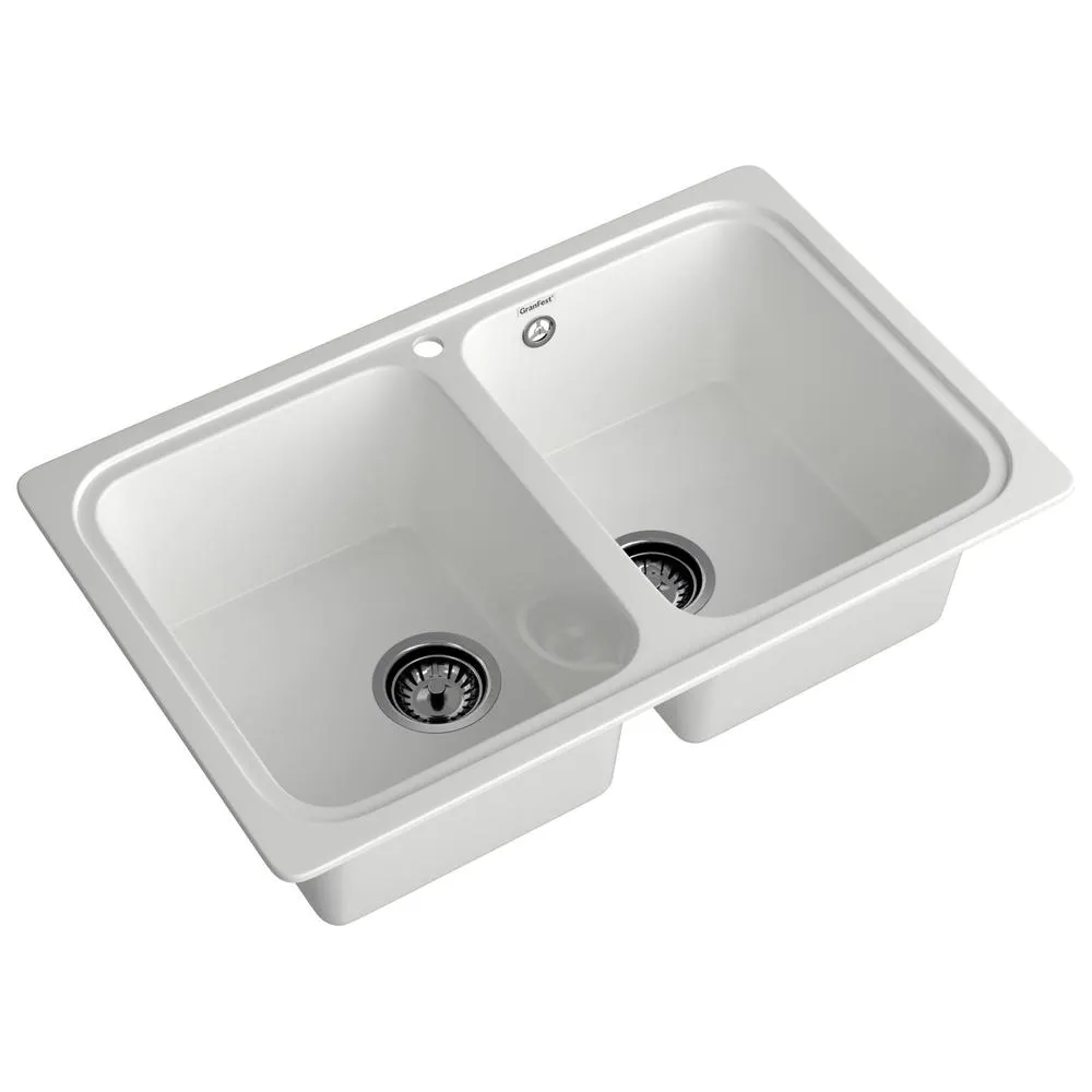 Кухонная мойка GranFest STANDART 780K, иней