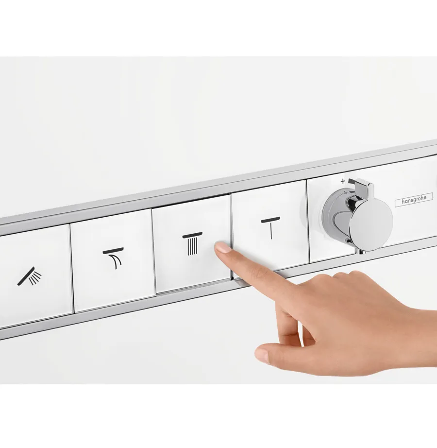 15382000S Set HG RainSelect термостатический смеситель для душа (15382000+15312180)