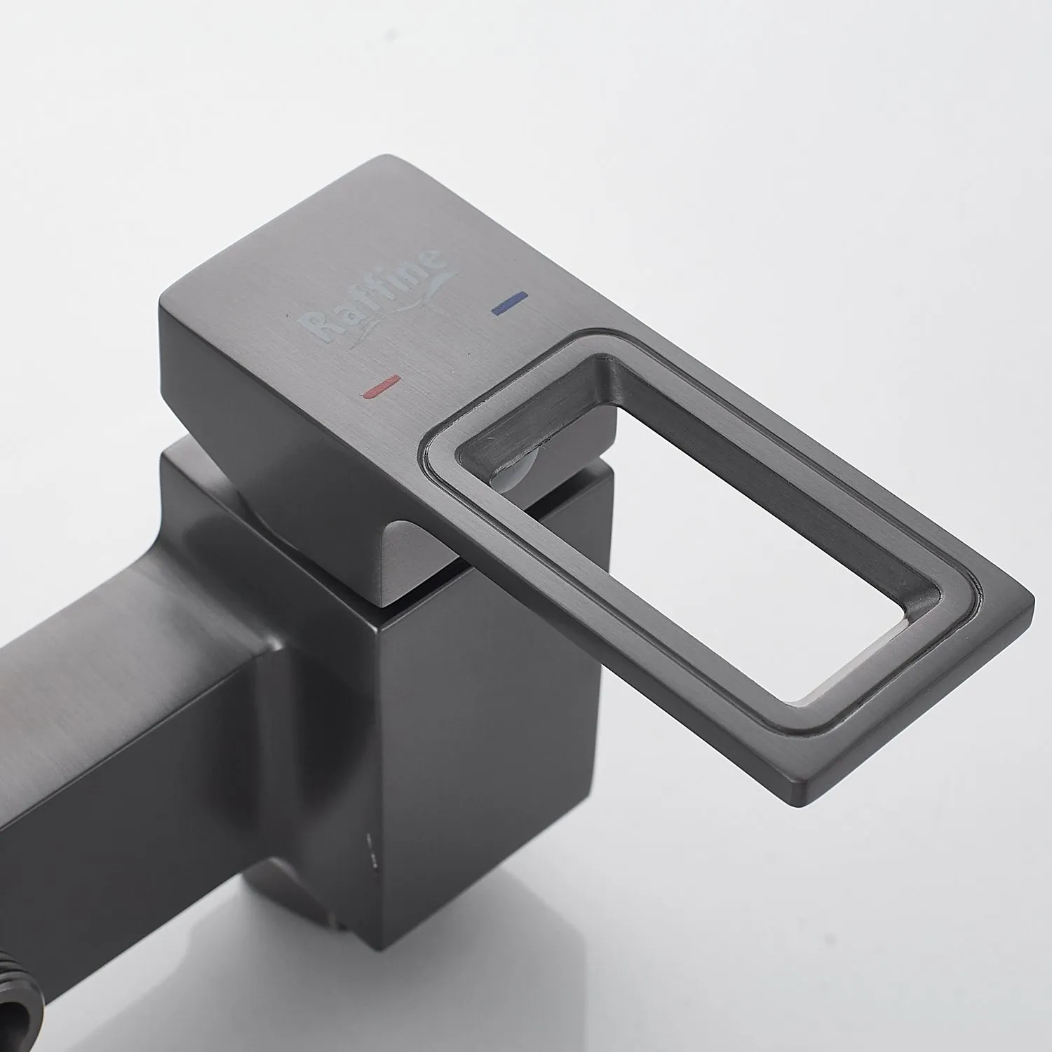 Гигиенический душ со смесителем Raffine F0596T-1, оружейная сталь