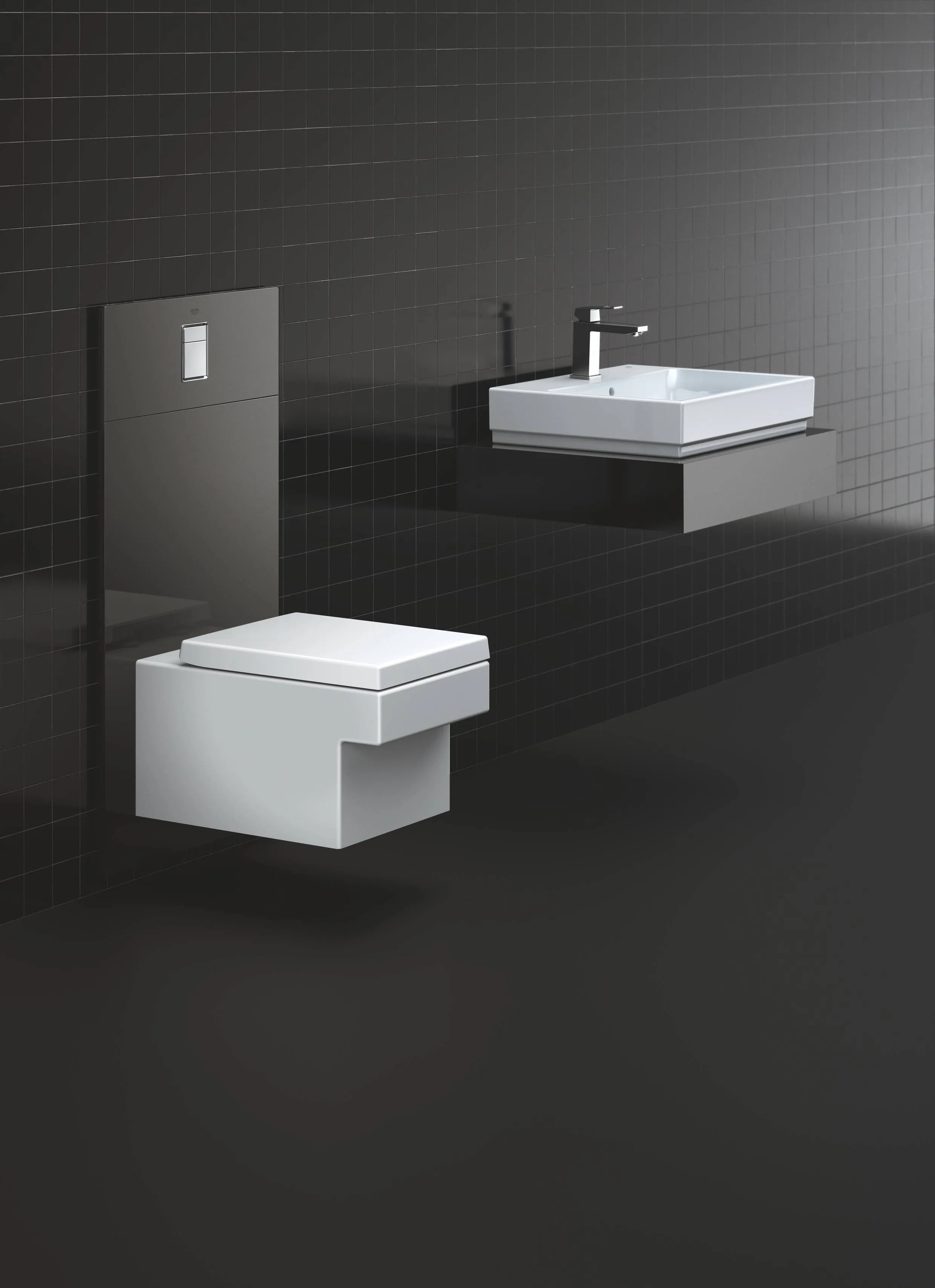 Раковина Grohe Cube Ceramic 3947700H белый альпийский