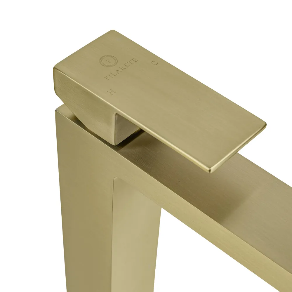 Смеситель для раковины высокий FILARETE Fing FL6040MG, матовое золото