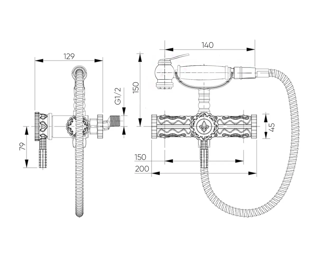10128 Раковина T12*Φ420*H145mm