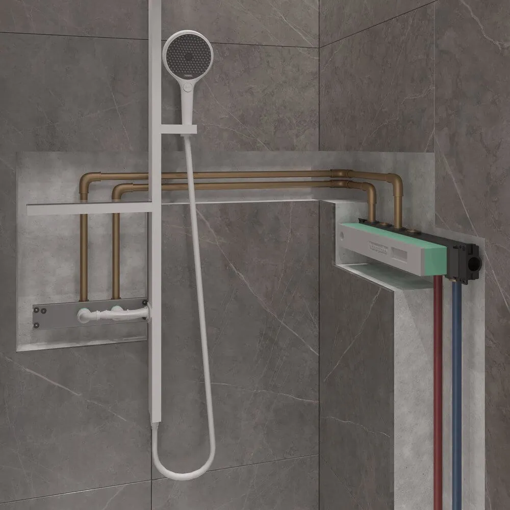 26842700S Set HG Rainfinity Showerpipe 360 1jet душевая система (26842700+26840180), матовый белый