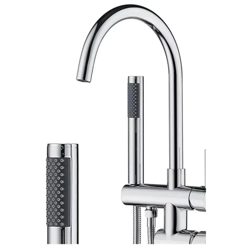 Смеситель напольный для ванны Groсenberg GB900CR, хром