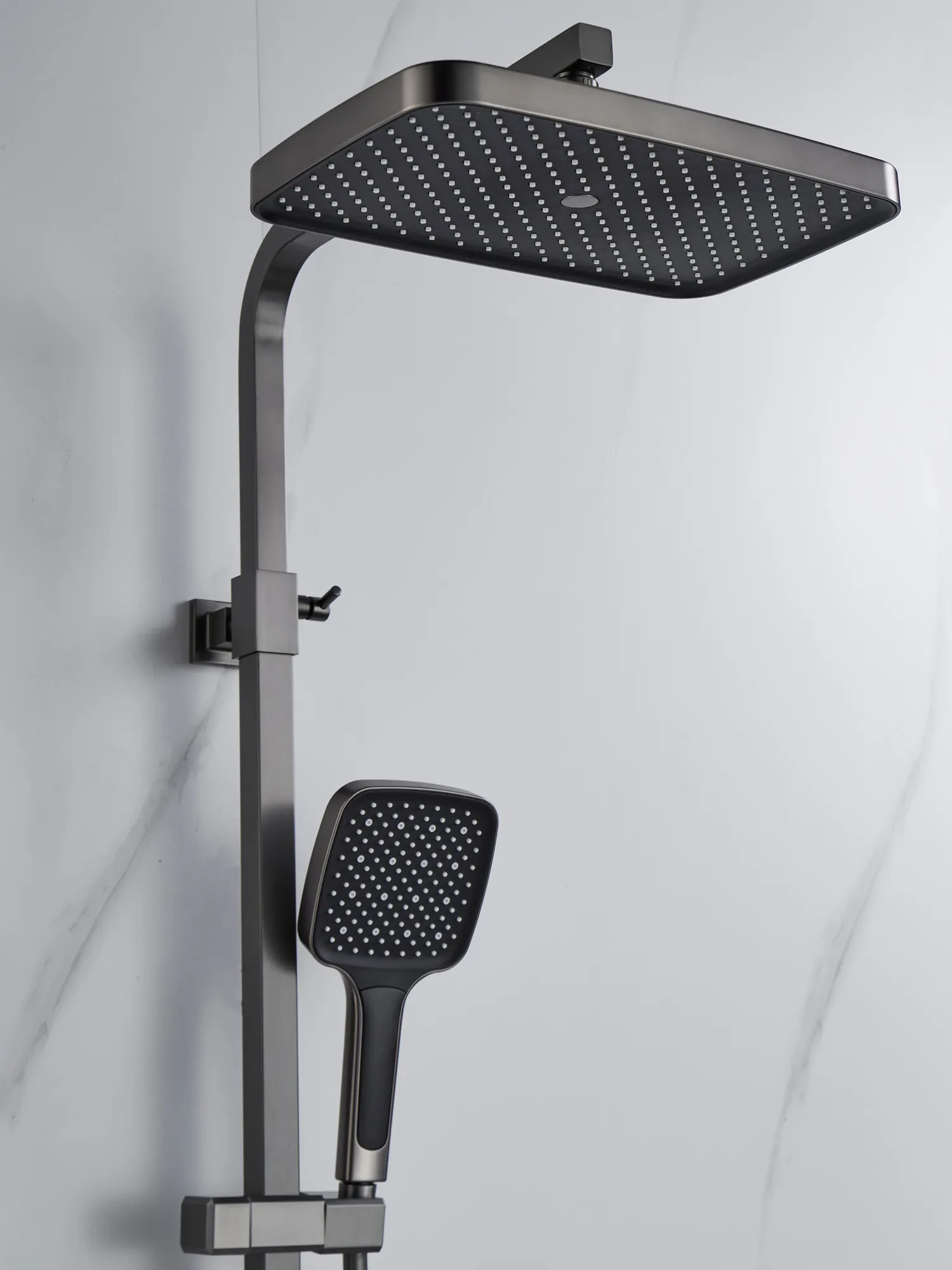 Душевая система Rose R2836T, оружейная сталь
