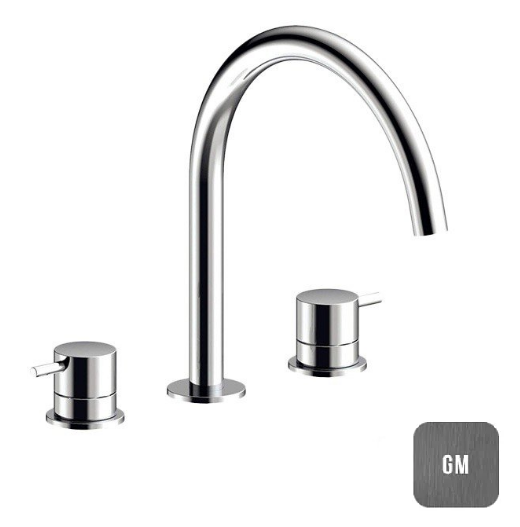 Смеситель для раковины Almar Gun Metal Brushed PVD (E214004.GM)