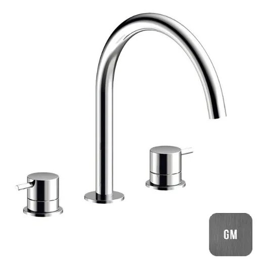 Смеситель для раковины Almar Gun Metal Brushed PVD (E214004.GM)