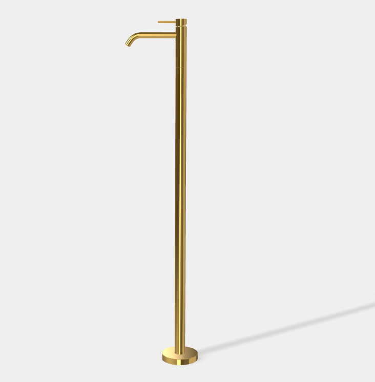 Смеситель для раковины Fima Carlo Frattini Spillo Up, золото (F3031/PNOR)