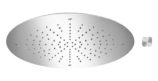 Верхний душ Almar Shower Heads built-n, 498х498, Mirror Stainless Steel (E044047.MS)