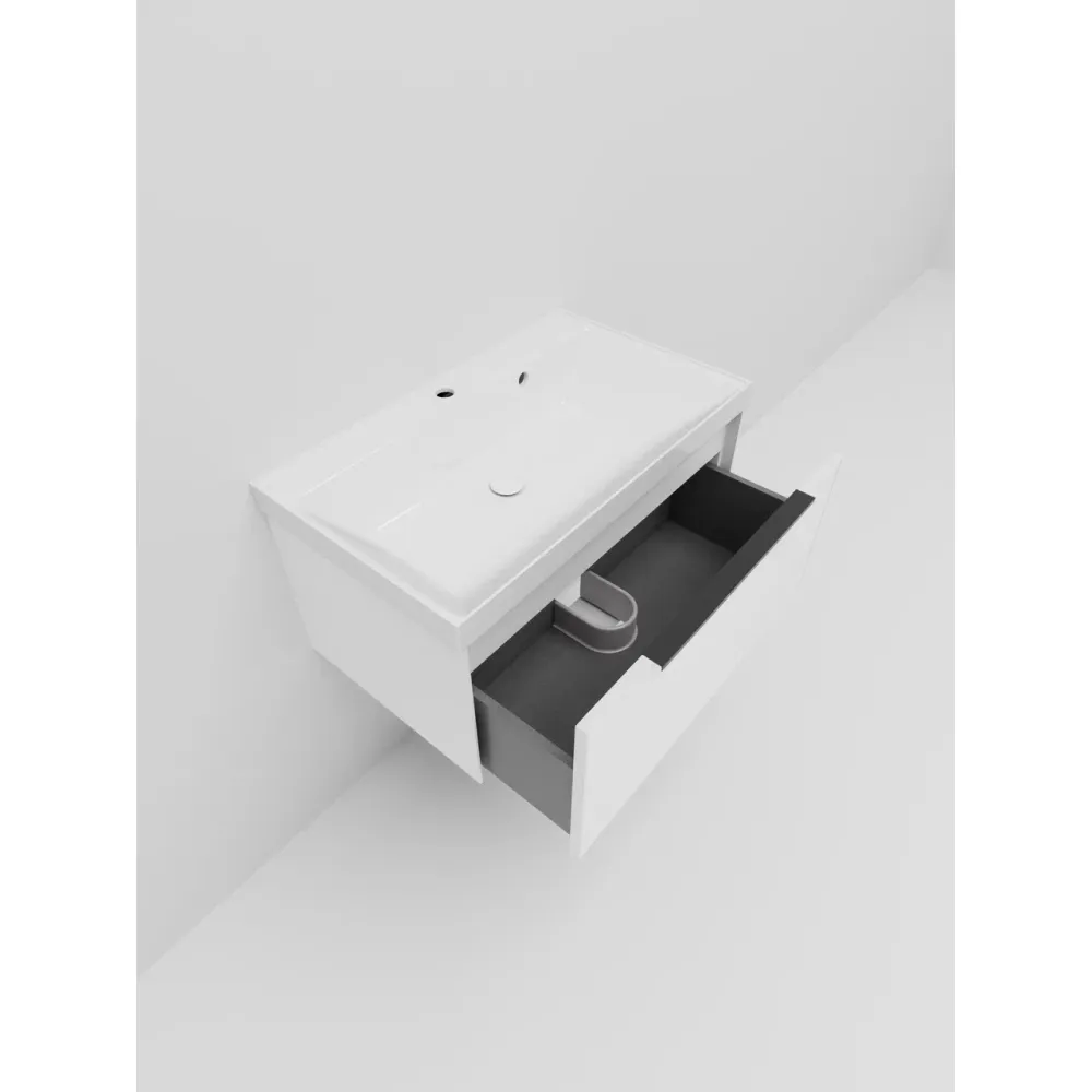 Тумба под раковину подвесная La Fenice SIMPLA FNC-01-SIM-B-80, белая