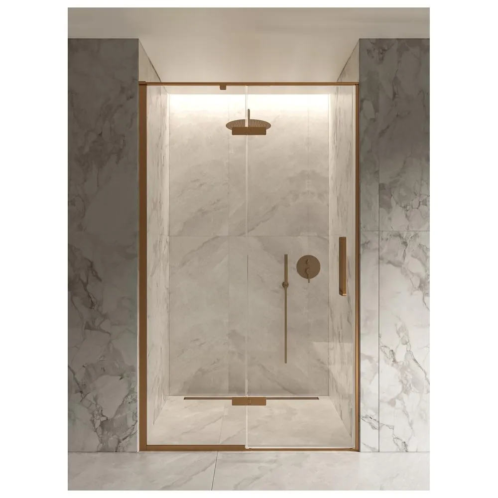 Душевая дверь в нишу Knotlor HDIP120CG0RB 120х200, бронза