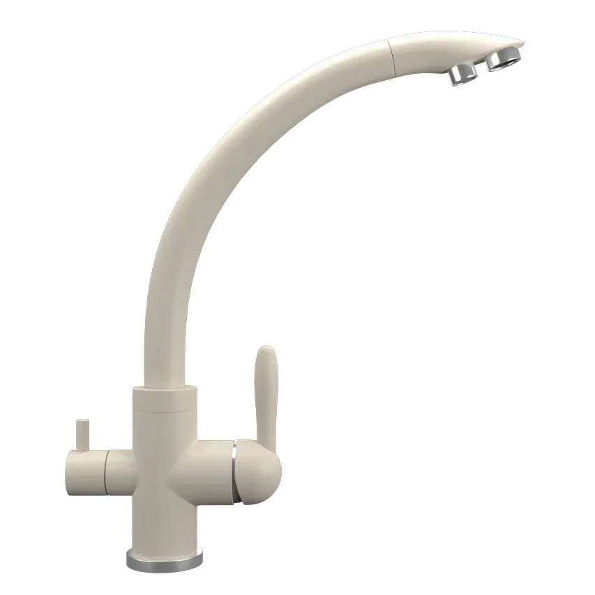 Смеситель для кухни Ulgran UQ-017-02, лен