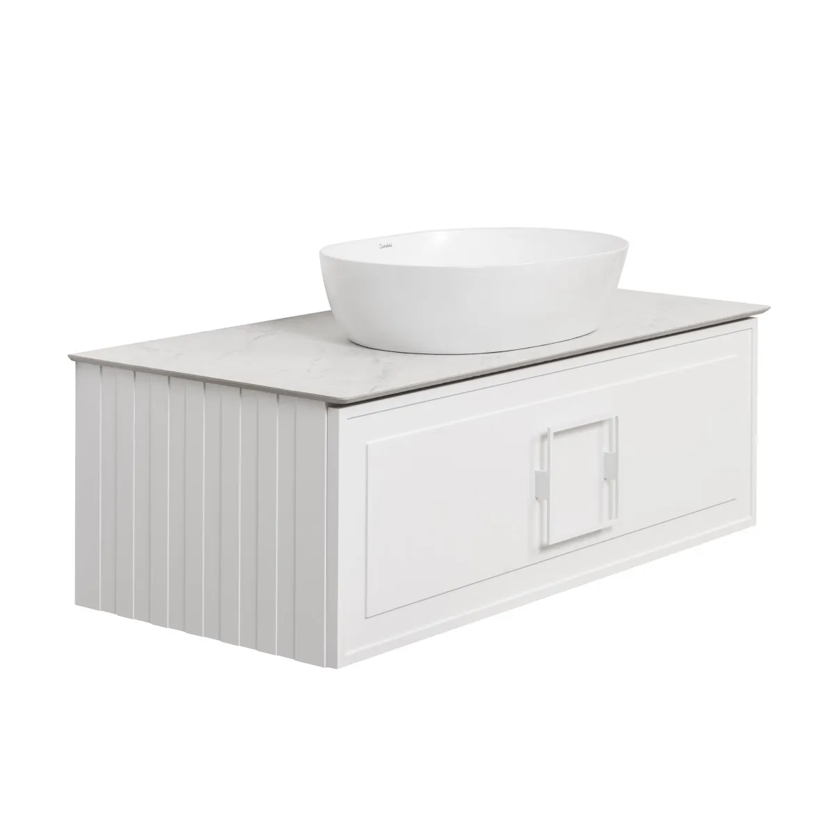 Тумба под раковину подвесная La Fenice Cubo FNC-01-CUB-B-100, белая