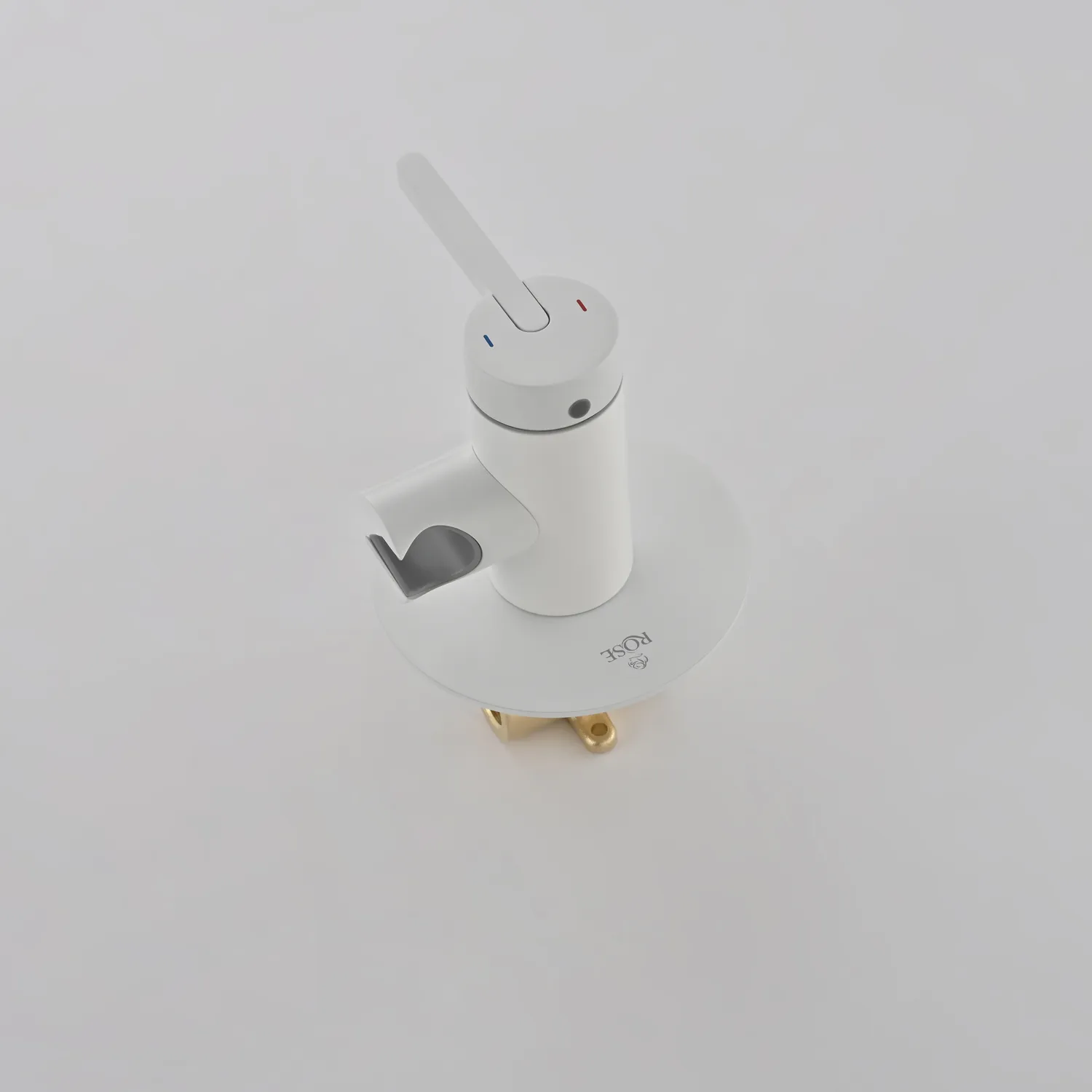 Гигиенический душ со смесителем Rose R235C, белый