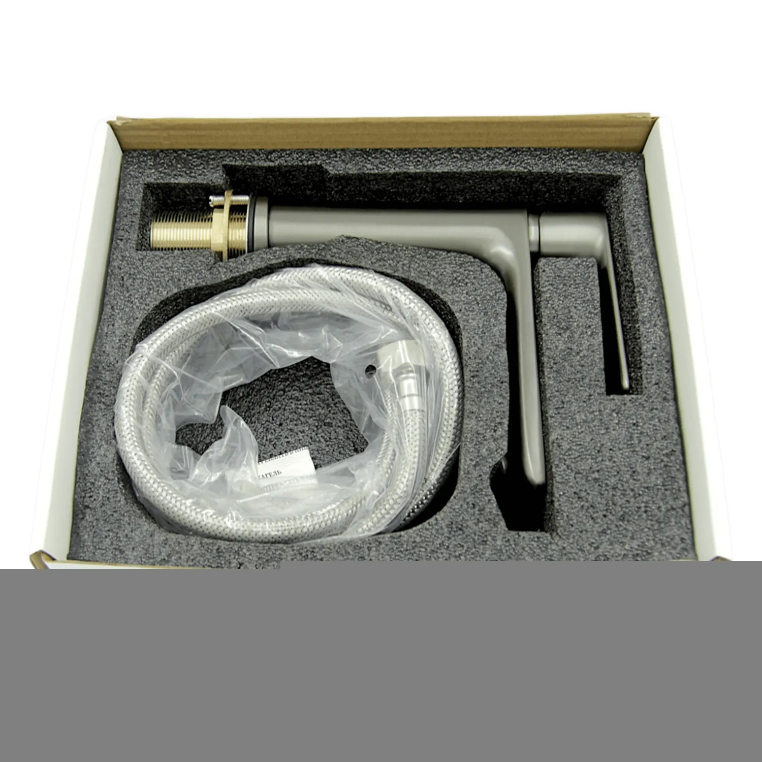 Смеситель для раковины Maretti Ritta-GM RIGM32RF505, оружейная сталь