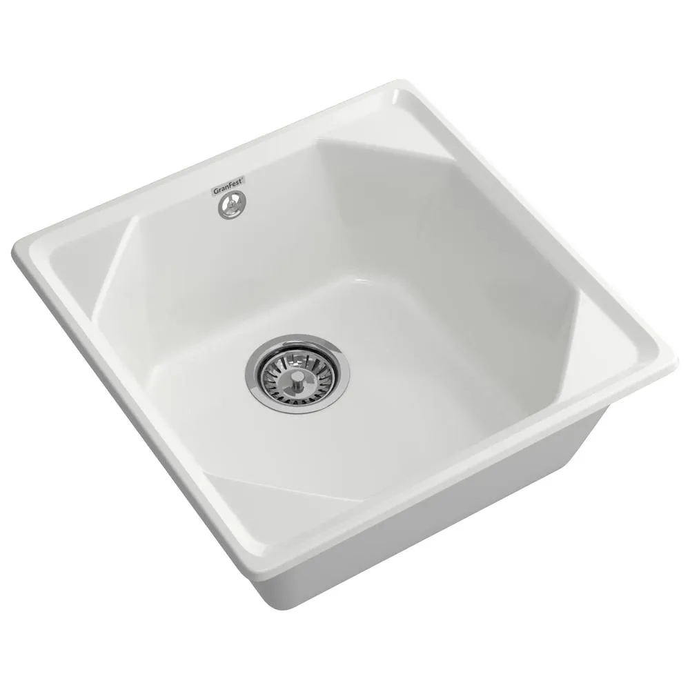 Кухонная мойка GranFest UNIQUE 500, иней