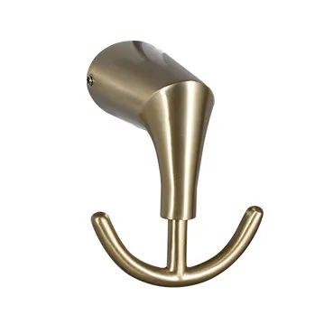 Крючок FASHUN настенный двойной бронза (A1805-2-21)