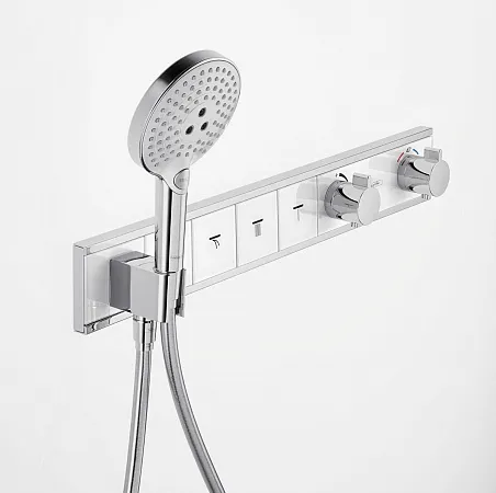 15357000S Set HG RainSelect термостатический смеситель для душа (15357000+15312180)