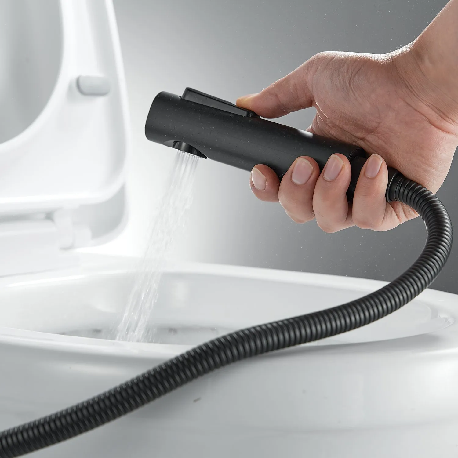 Гигиенический душ со смесителем Raffine F0599H-1, черный