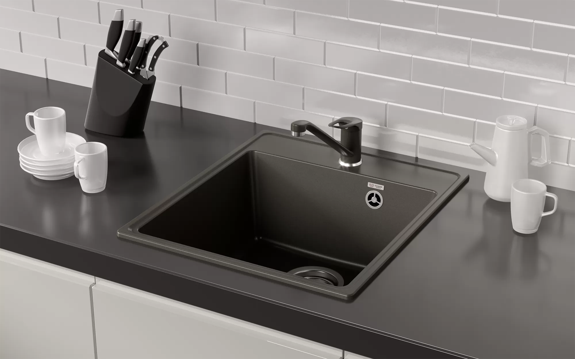 Мойка ULGRAN Quartz десерт (Forte 425-03)