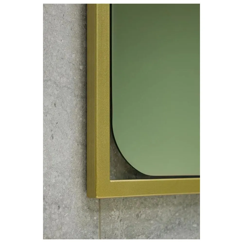 Зеркало Silver Mirrors Hanna 500х1000 (металлическая рама, цвет золото)