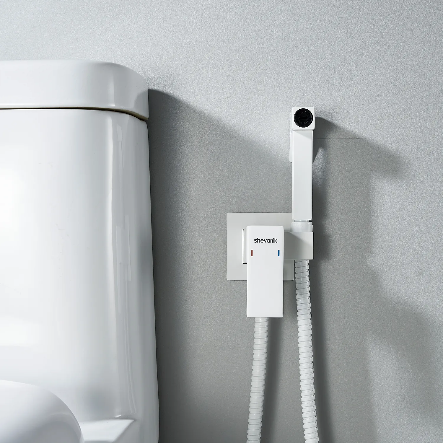 Гигиенический душ со смесителем Shevanik S127C, белый