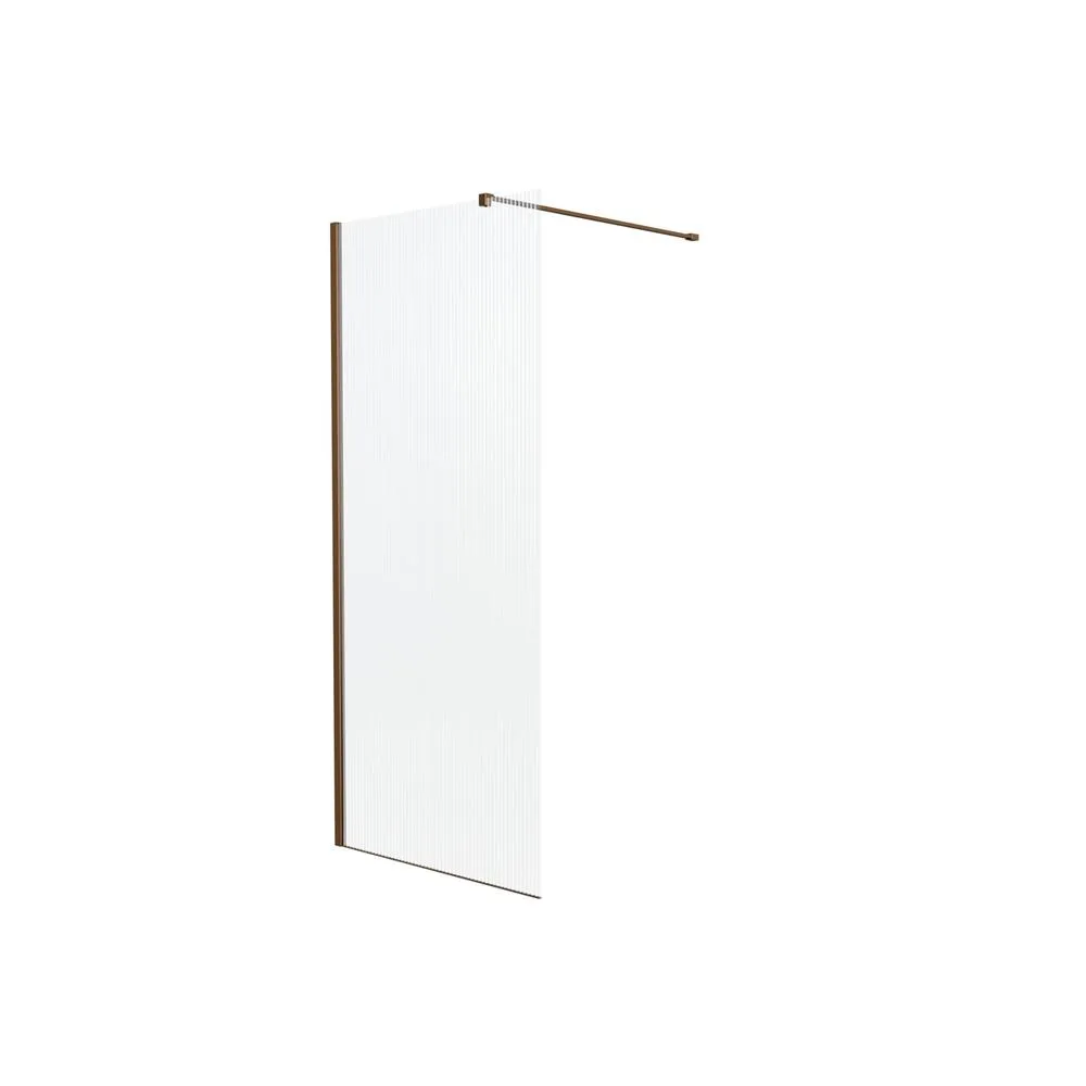 Душевая перегородка Knotlor WI090CG1RB 90х200, бронза