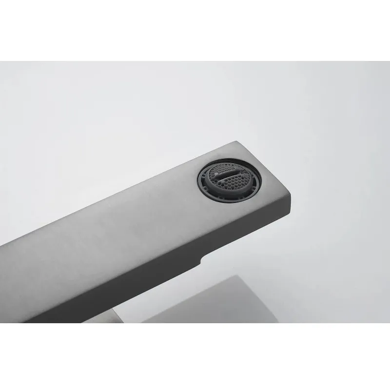 Cмеситель для раковины Knotlor KN-20/GM, оружейная сталь