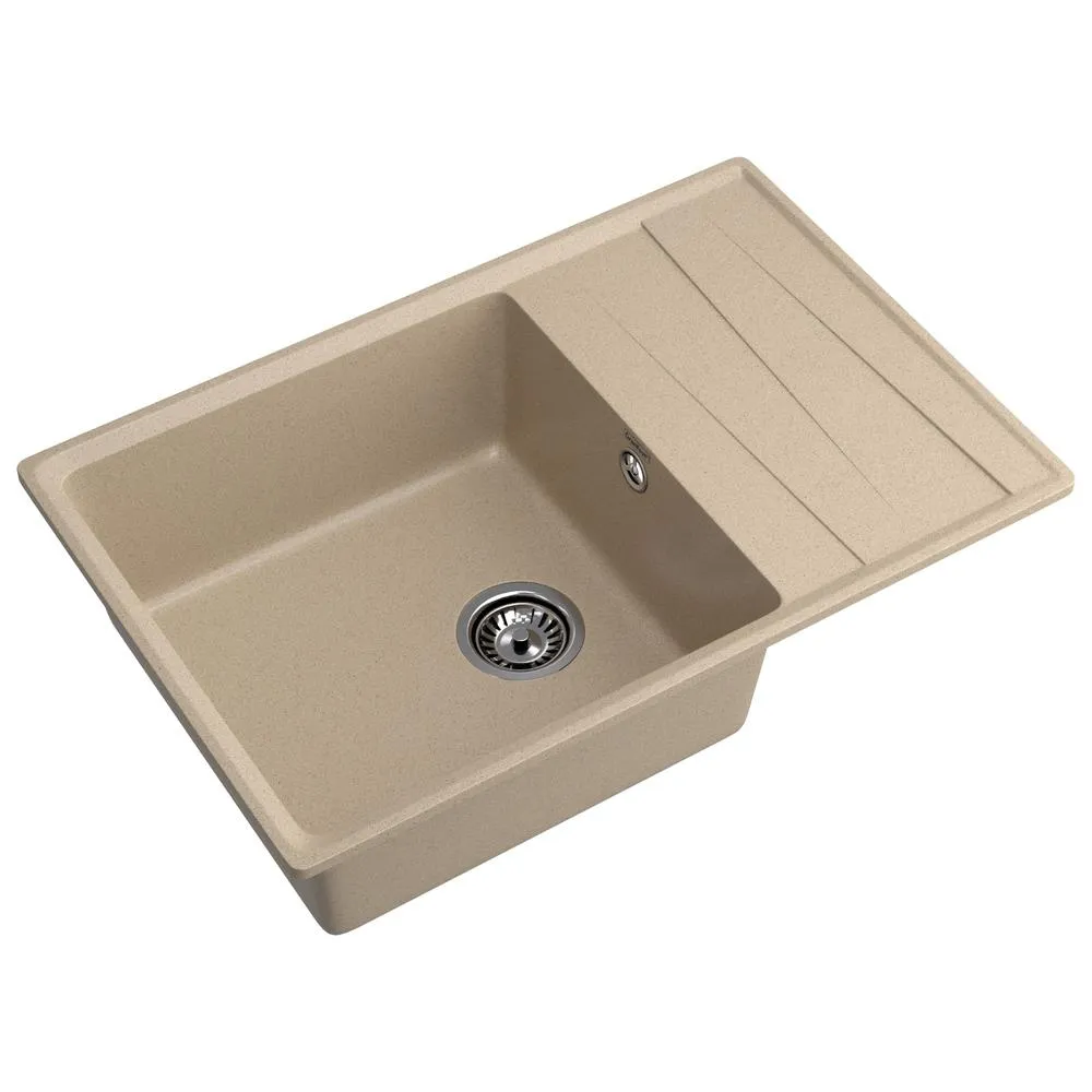 Кухонная мойка GranFest LEVEL 760L, песочный