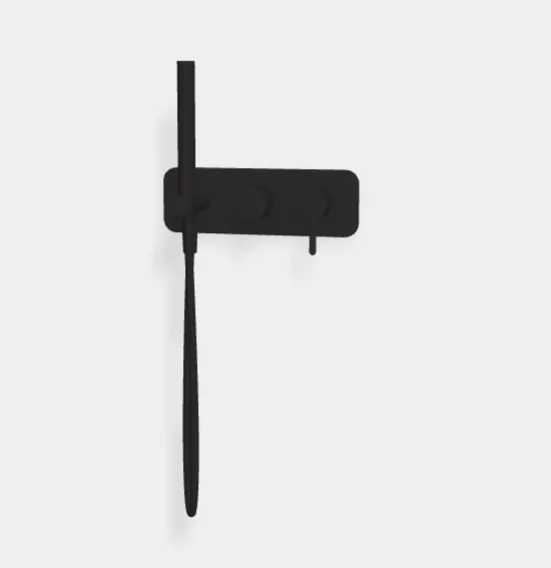 Смеситель для душа Fima Carlo Frattini Snap, черный матовый (F3129WX2NS)