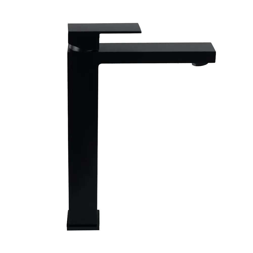 Смеситель для раковины высокий FILARETE Fing FL6040BL, черный
