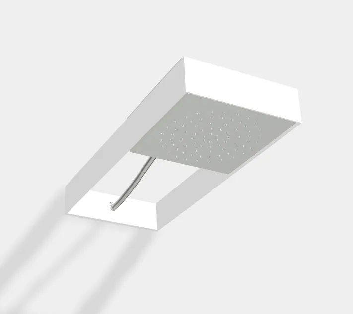 Верхний душ Fima Carlo Frattini Showerhead, белый матовый/хром (F2991BCR)