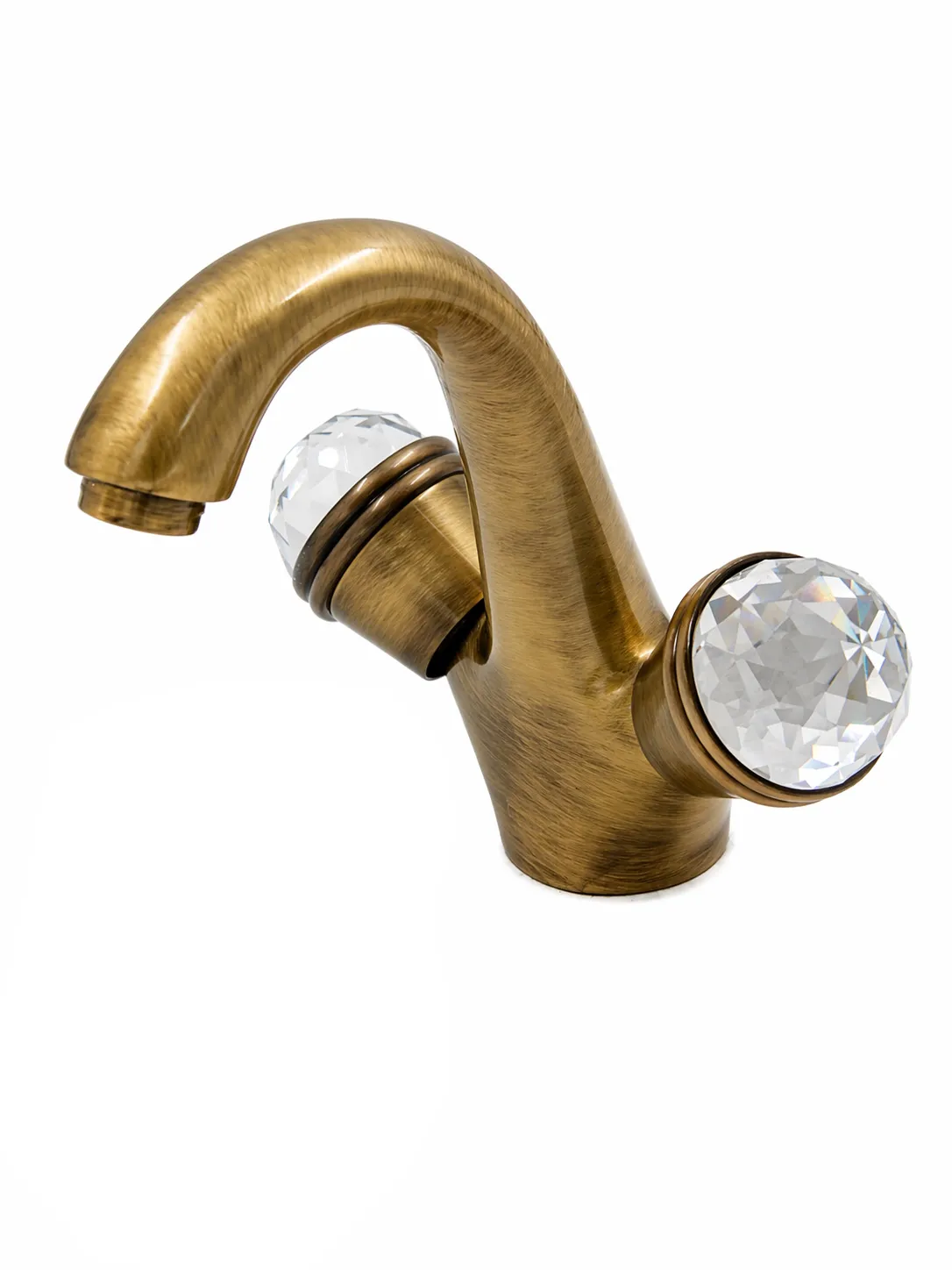 Смеситель для раковины с донным клапаном Fiore XT SKY (SWAROVSKI®) 17OO0623, бронза