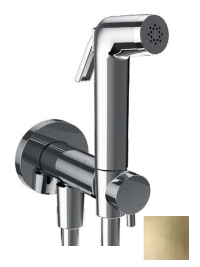 Гигиенический душ Almar Shut Off, Gold Polished PVD (E136009.GO)