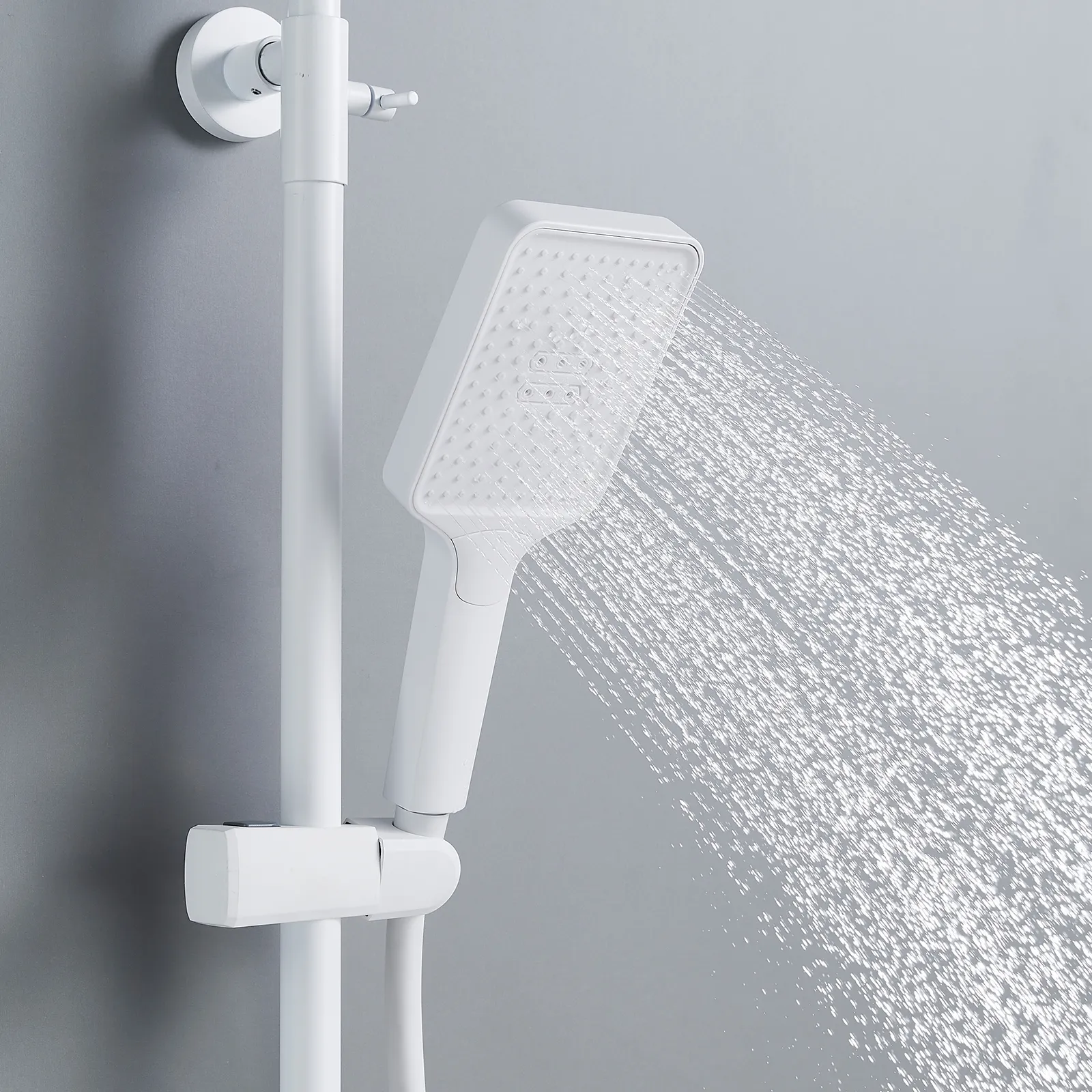 Душевая система Shevanik S4536C, белый