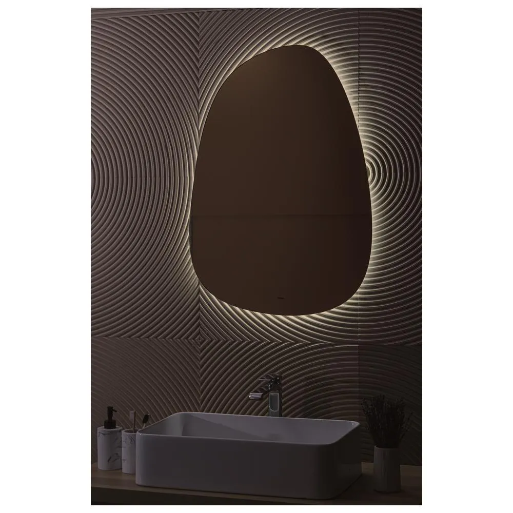 Зеркало Silver Mirrors Molecula-LiteТХ 569х796 (открытая подсветка, бесконтактный сенсор,тепл.холод.свет)