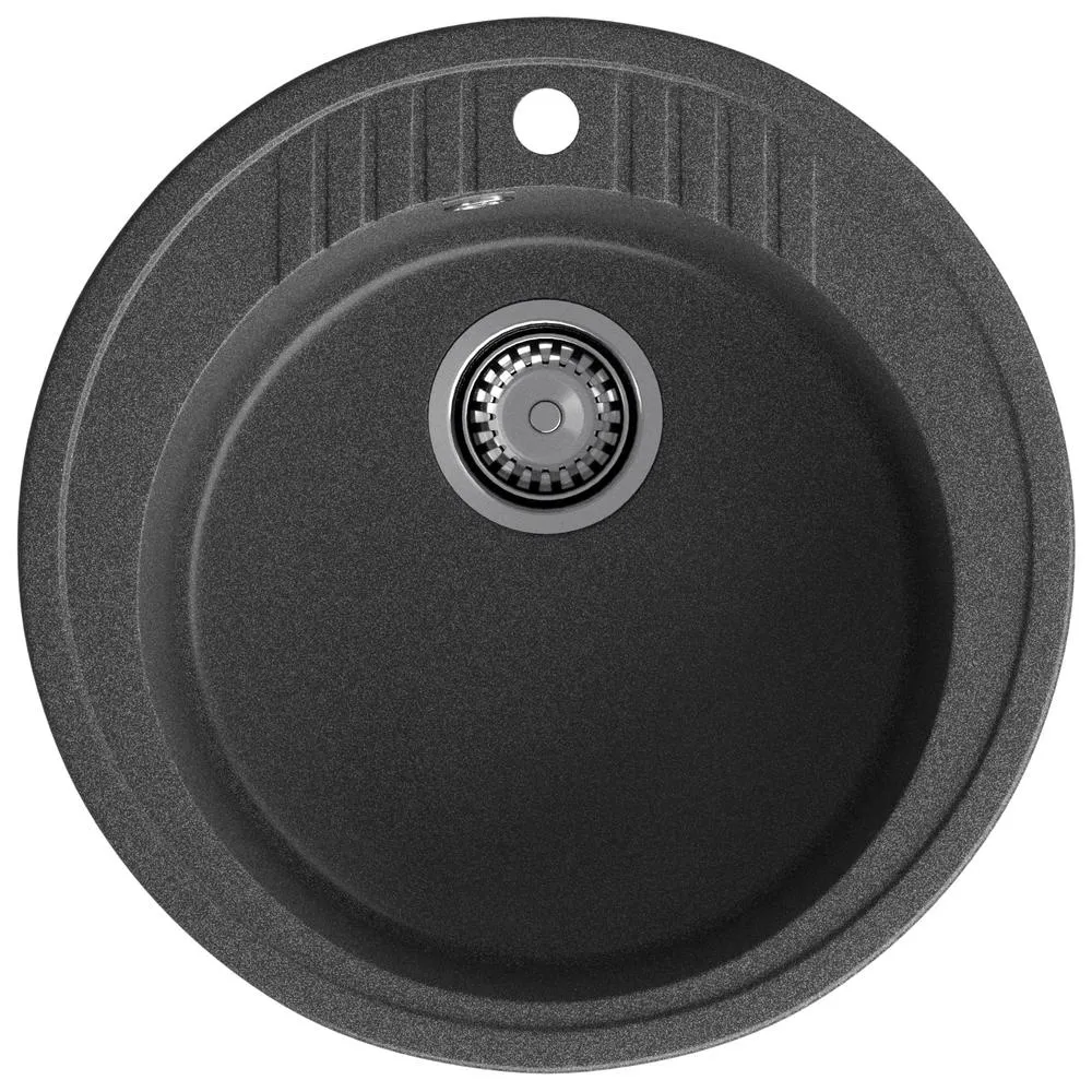Кухонная мойка GranFest RONDO 520, графит