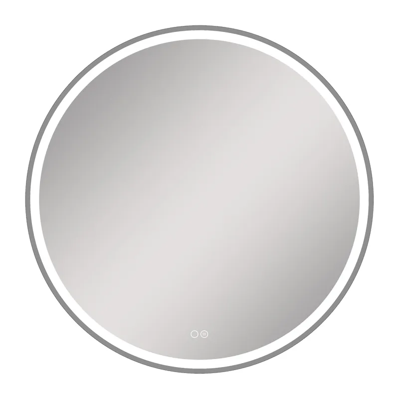 Зеркало Silver Mirrors Делуна/Deluna D800 2.2 (TX, алюм. профиль, цвет серебро, подогрев, сенсорный выключатель)