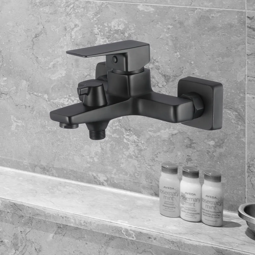 Смеситель для ванны WesnaArt NARCIS NAR06-310BL-25201, черный